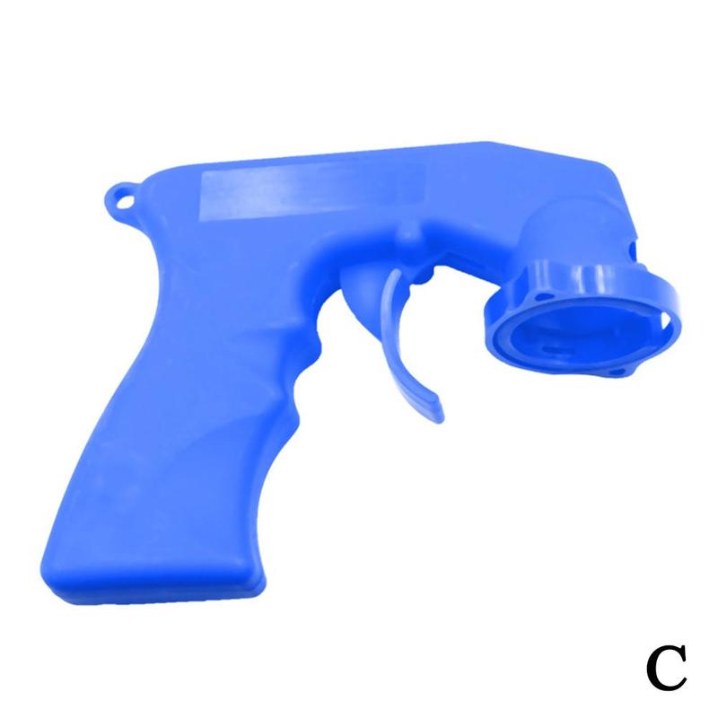 Spray Gun Adaptor Auto Polishing Paint Care Aerosol Spray Gun Handle with Full Grip Lock Car Maintenance Painting Paint Tool