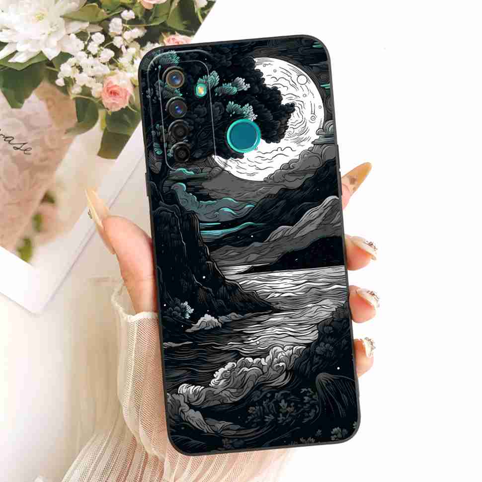 Shockproof Case For Realme 5 Pro Casing Popular Cute Rabbit Soft Matte Cover Realme5 Pro 5Pro RMX1971 RMX1973 Phone Case