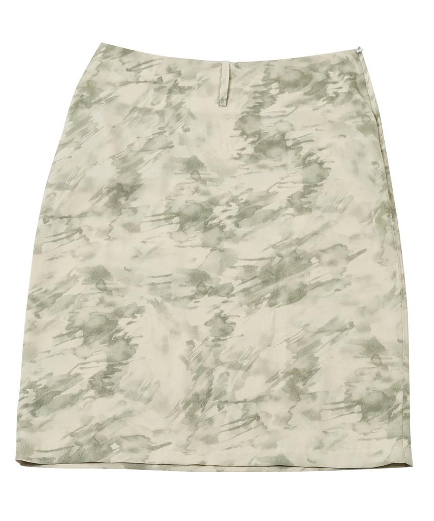 Catharsis Pattern Medium Skirt Olive One Size