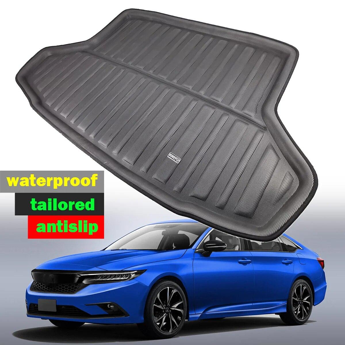 

Специально подходит для Honda Civic 4-дверный седан 11-го поколения 2022 2023 автомобильный задний багажник багажника подкладка грузовой коврик напольный поднос аксессуары для ковров