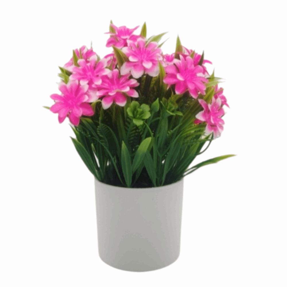 Mini Fake Potted Flowers Evergreen Bonsai Artificial Flower Bonsai Fake Plant Simulated Tree Pot Plants Desktop Decoration
