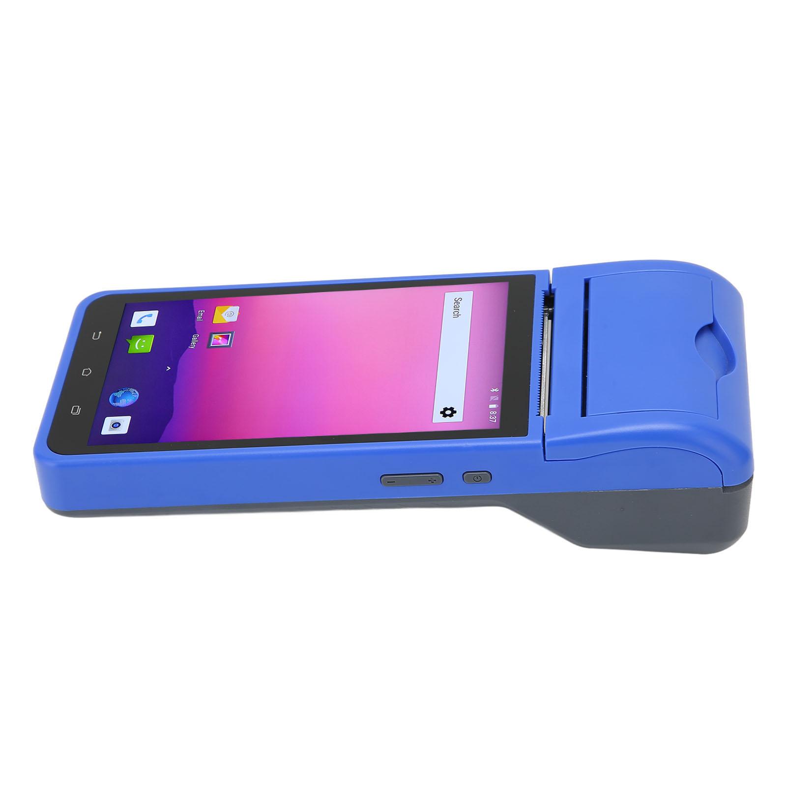 

Ручной POS-терминал с экраном 1280 X 720 HD, термопечатью, автоматической фокусировкой, принтером чеков, вилкой для США US Plug