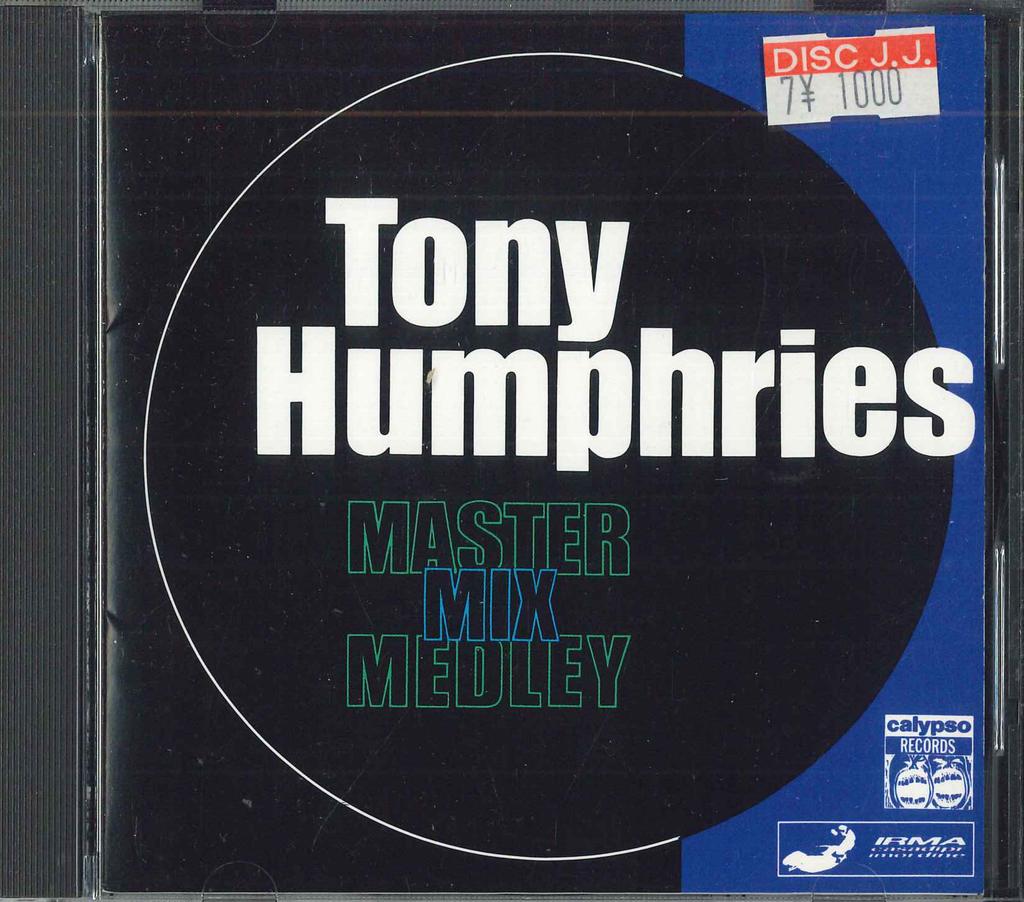 Mix CD TONY HUMPHRIES - Master Mix Medley AVCD11073 AVEX TRAX 1992 Japonsko Jazz Použité