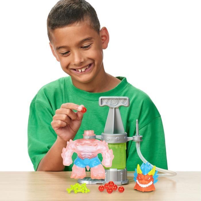 Figurine hero creator blazagon 11cm - heroes of goo jit zu - kit de création de texture personnalisée