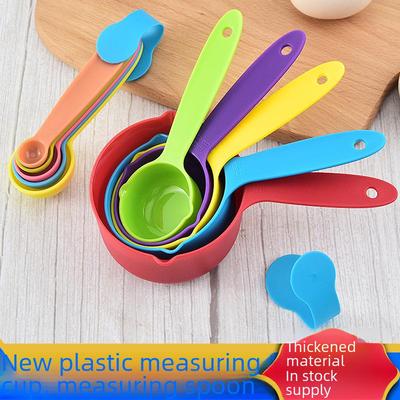 Colorful 5-Piece Measuring Spoon & Cup Set for Baking and DIY Projects