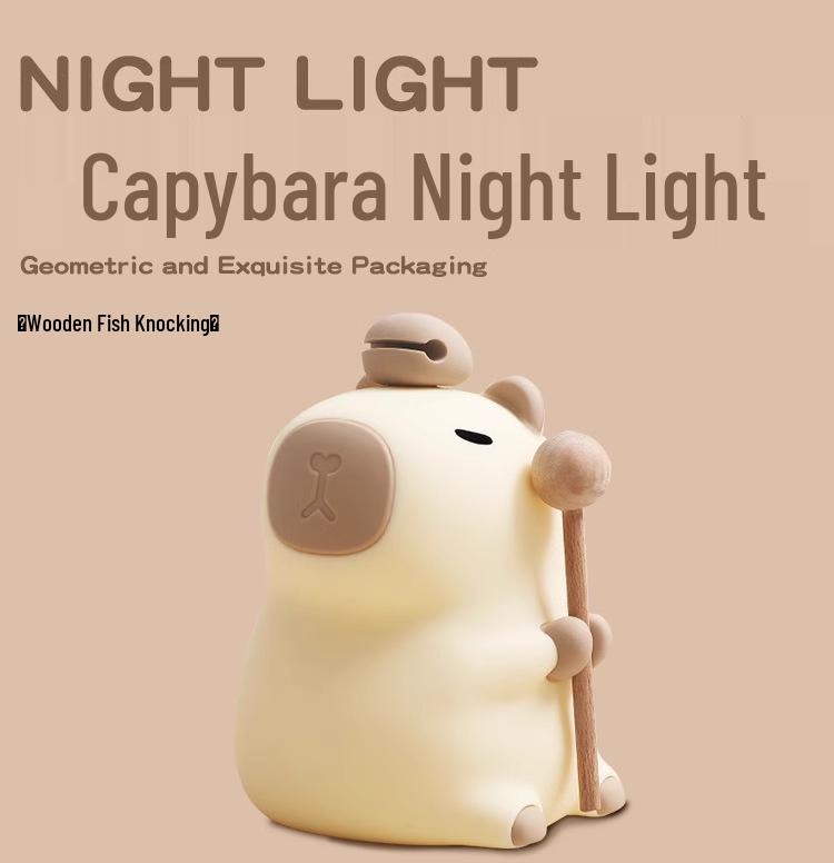 Capybara Night Light: Perfect Birthday Gift or Cute Ornament for Kids & Friends