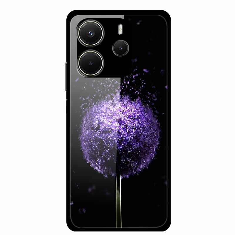 Case For Redmi Note 14 4G Case Note14 Coque Tempered Glass Hard Back Cover For Xiaomi Redmi Note 14 5G Phone Case Soft Bumper
