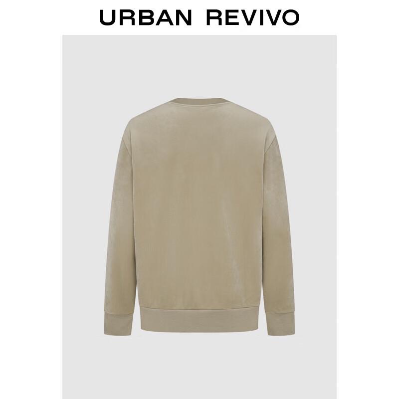 UR Men's Creative Embroidered Fleece Sweatshirt