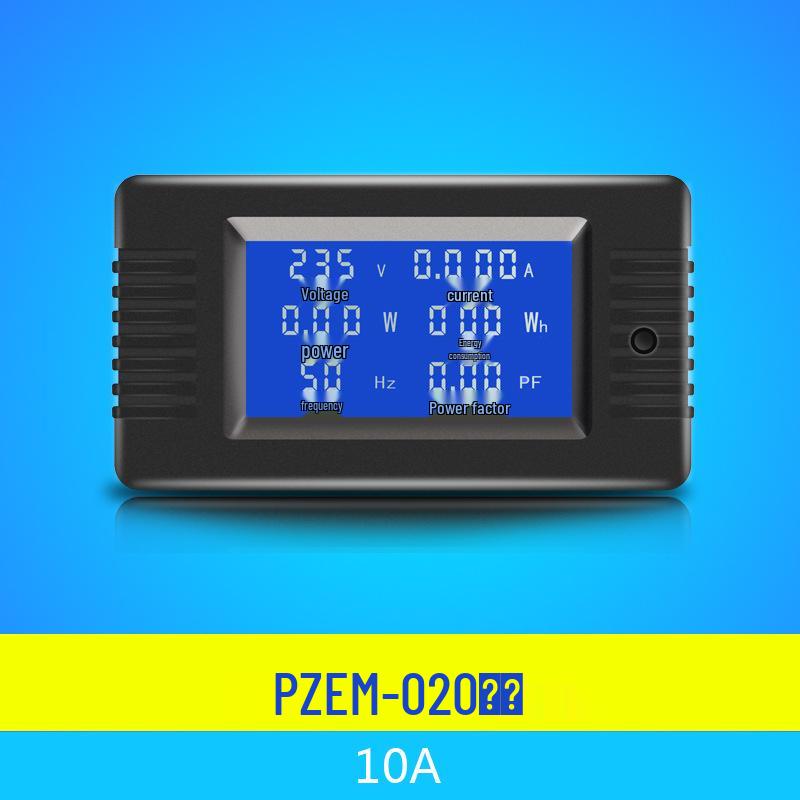 Peacefair AC Digital Power Tester: Multifunction Voltage, Current, Power, Frequency, and Energy Meter.