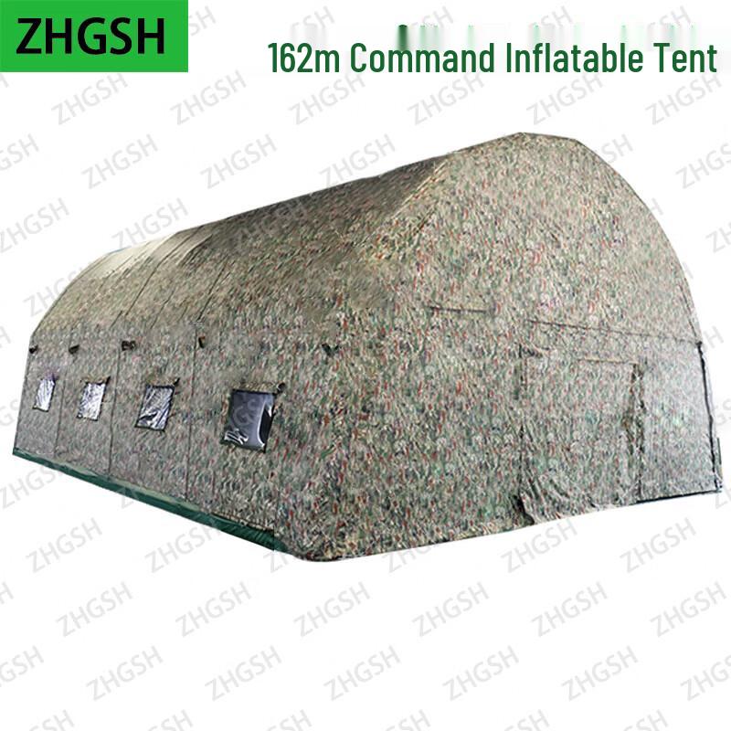 ZHGSH Outdoor Camouflage Inflatable Easy-Setup Camping Tent