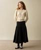 Opeundoeoseutyudio Handmade Wrinkle Pin Tuck Skirt Black