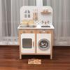 Pretend Girl Toddler Kitchen With Wooden Design Andacousto Optic Design For Gift