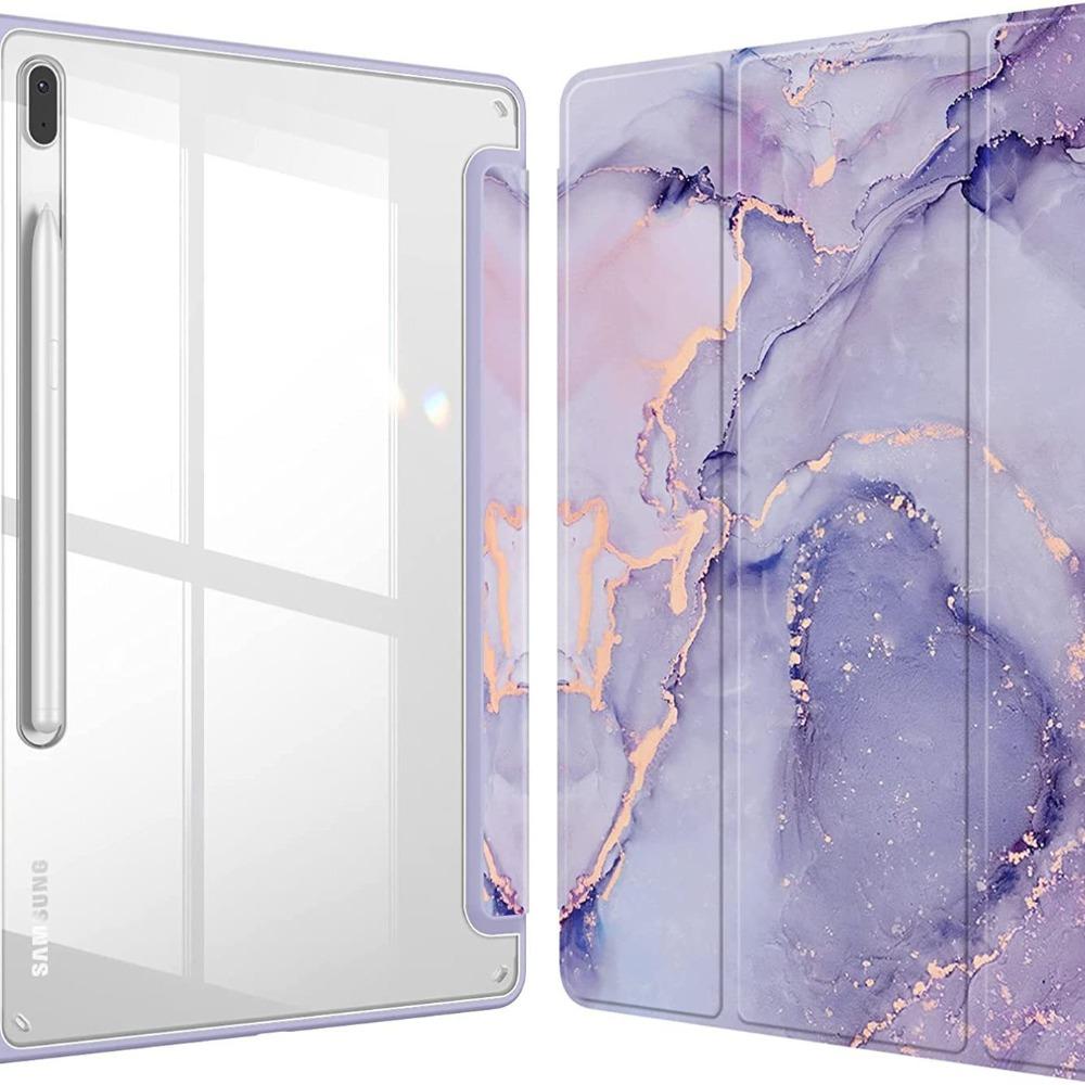 For Samsung Galaxy Tab S9FE S10FE Plus 11 tommer Deksel Akryl Anti-bøy med S Pen-spor