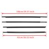 4PCS Door Glass Belt Outer Molding Weatherstrip For Toyota Prius 2004-2009
