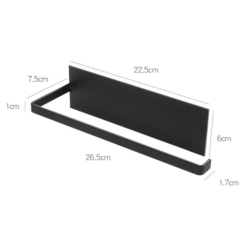 Punch-Free Carbon Steel Kitchen Paper & Dishcloth Holder