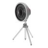Camping Fan with Tripod 3 In 1 3 Speeds Oscillating Portable Standing Outdoor Fan with Light and Phone  R for Tent Fishing Picnic