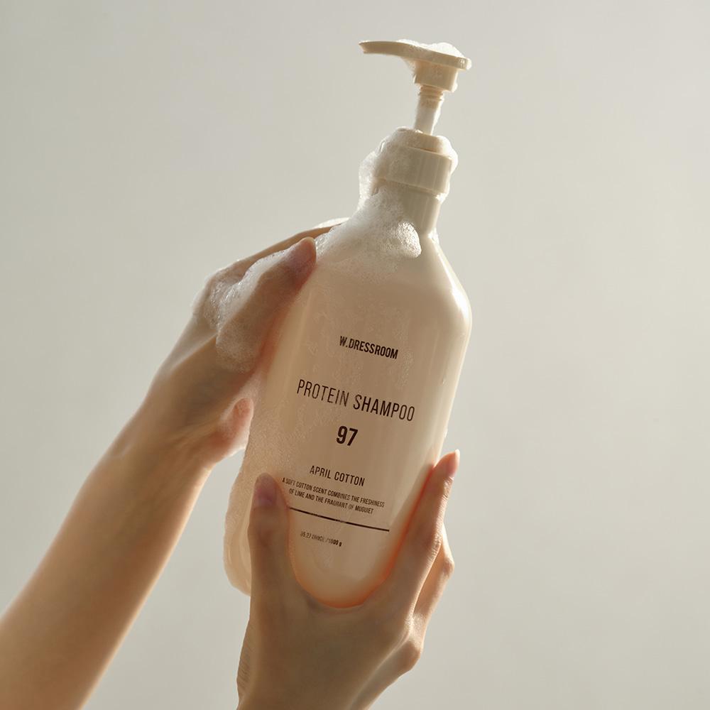 W.DRESSROOM Shampooing Protéiné 97 April Cotton 1000g