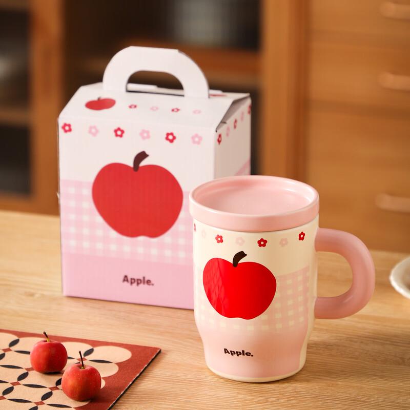 OLOEY Ceramic Apple Mug Gift Set
