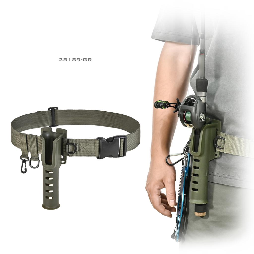 Adjustable Fishing Rod Holder Waist Belt Lightweight Fishing Pole Belt