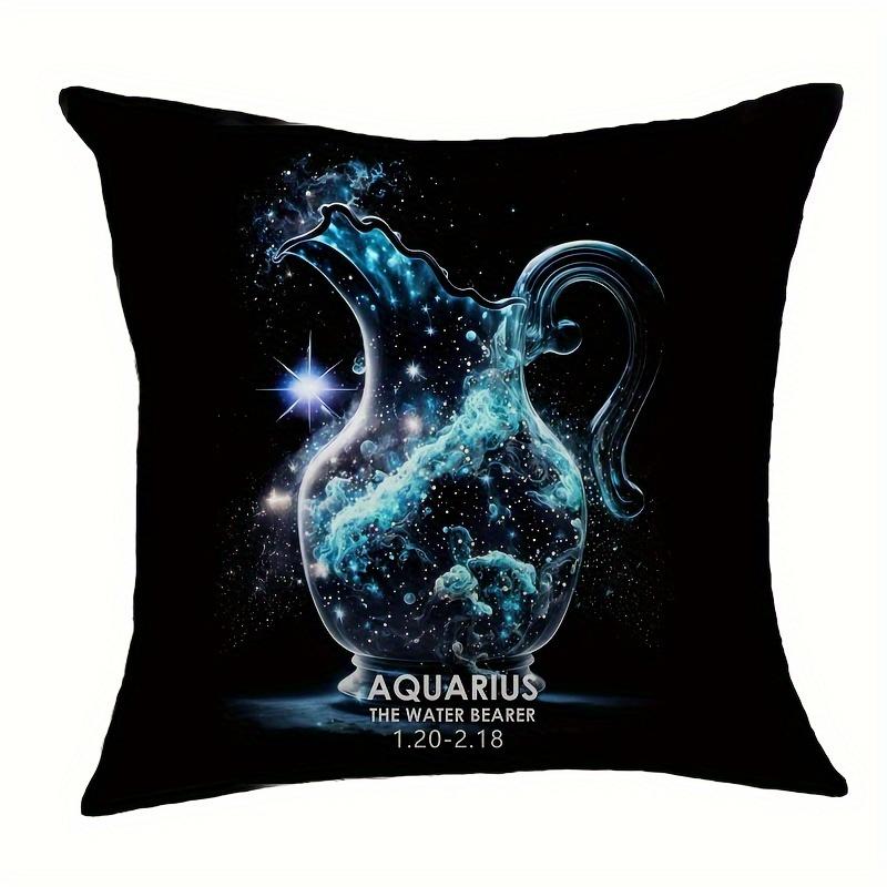 Darkrai Zodiac Cushion Cover Leo Pisces Aquarius Taurus Sagittarius Libra Scorpio Cancer Virgo Capricorn Aries Pillowcase Decor