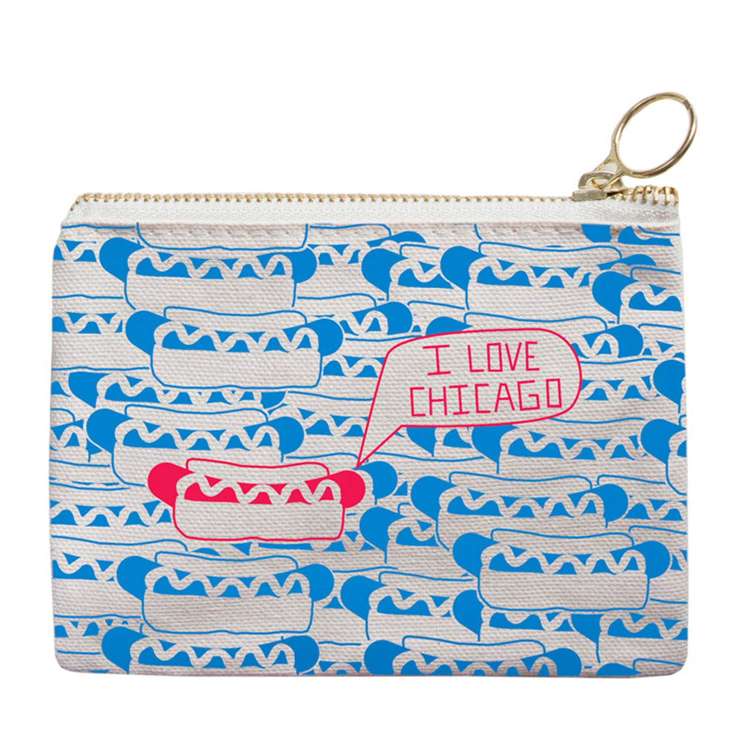 Maptote Чикаго Кошелек для мелочи Сине-Красный Кошелек для мелочи Чикаго