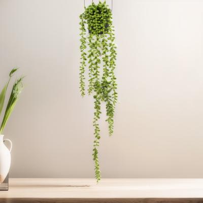 Künstliche Pflanzen Ranke Hängende Efeu Farn Grünzeug Pflanztopf für Heim Gartendekor Außen Grüne Blätter jardim Wanddeko