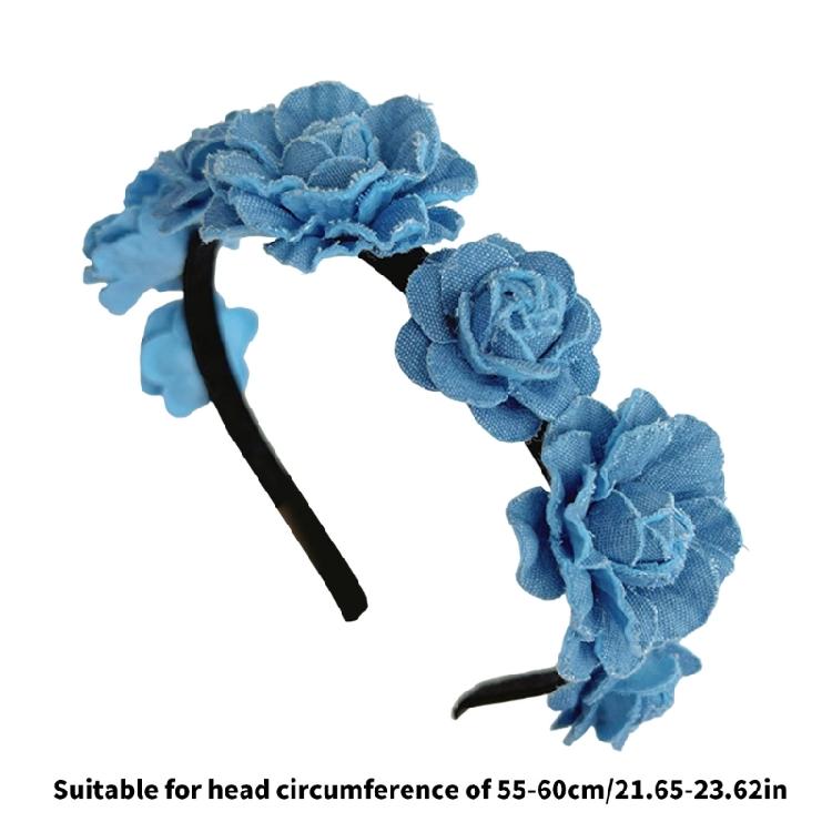 Delicate Camellia Headpiece Elegant Beautiful Headbands Comfortable Hair Hoop Camellia Hair Accessory