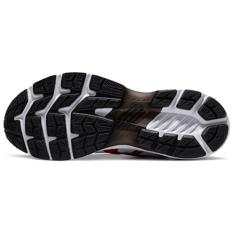Asics Gel-Kayano 27 Fashionable Comfortable Low-Top Running Shoes Men sneaker White Platinum Red 1011B174-100
