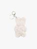 PINK PINEAPPLE SHINY NOSE BUNNY KEYRING_PINK