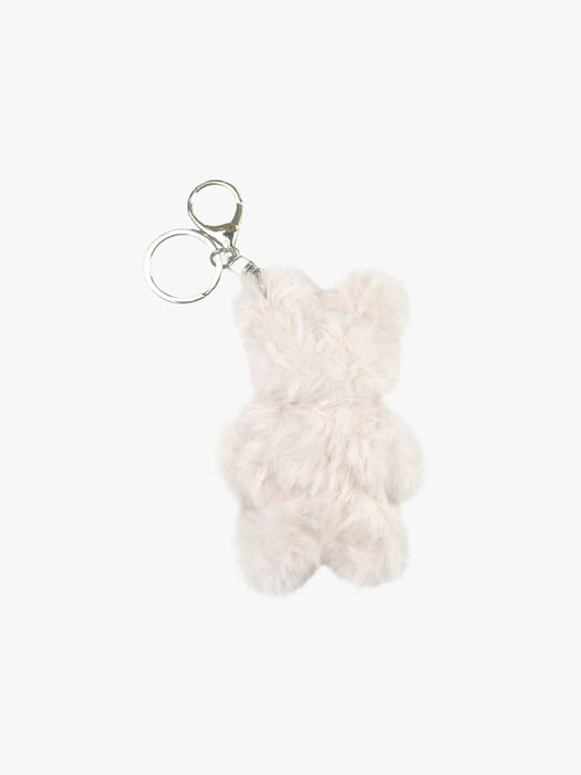 PINK PINEAPPLE SHINY NOSE BUNNY KEYRING_PINK
