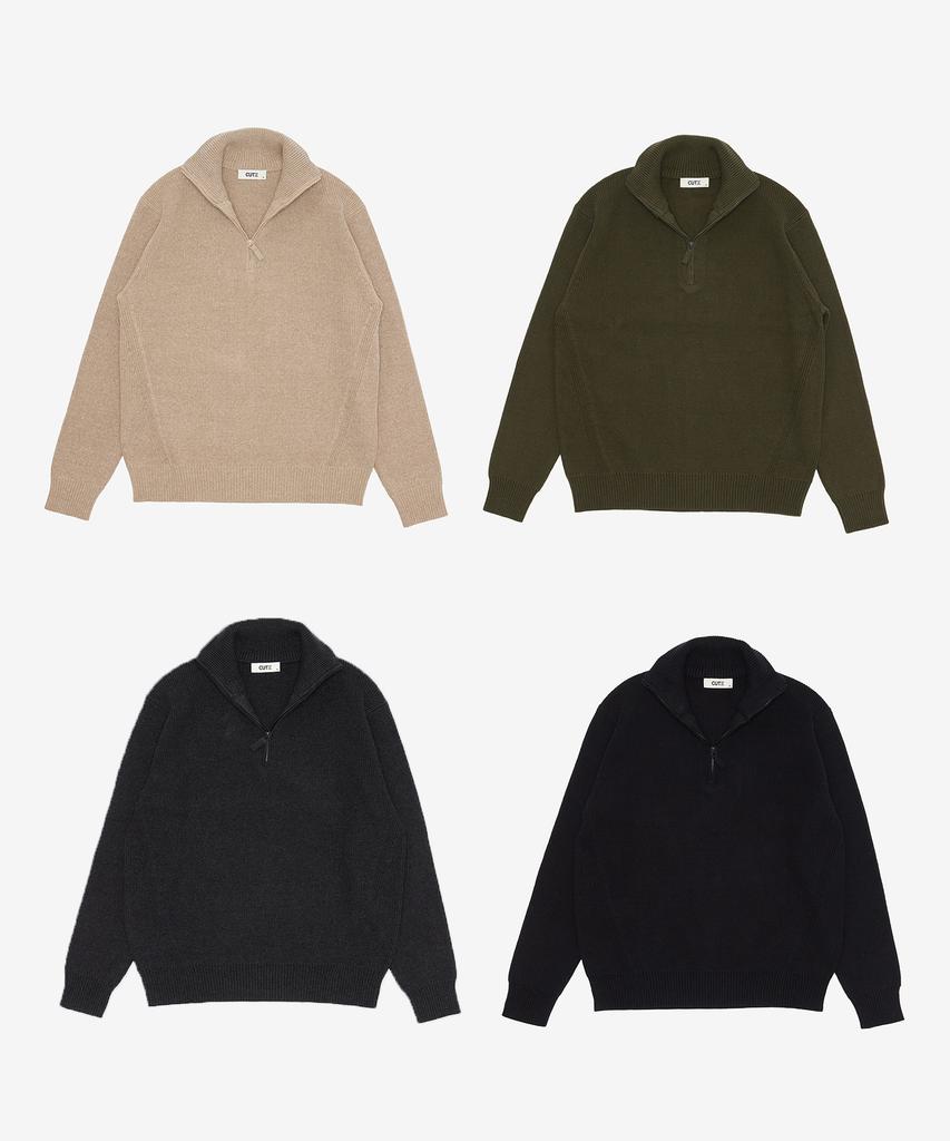 CUTZ [2Pack] Essential Round + Half Zip Knit (Type B)