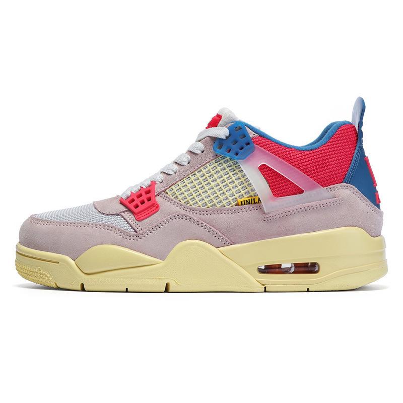 Buty Koszykarskie AJ4 White Cement Paris Blue Lava Cicada Wing dla Mężczyzn i Kobiet