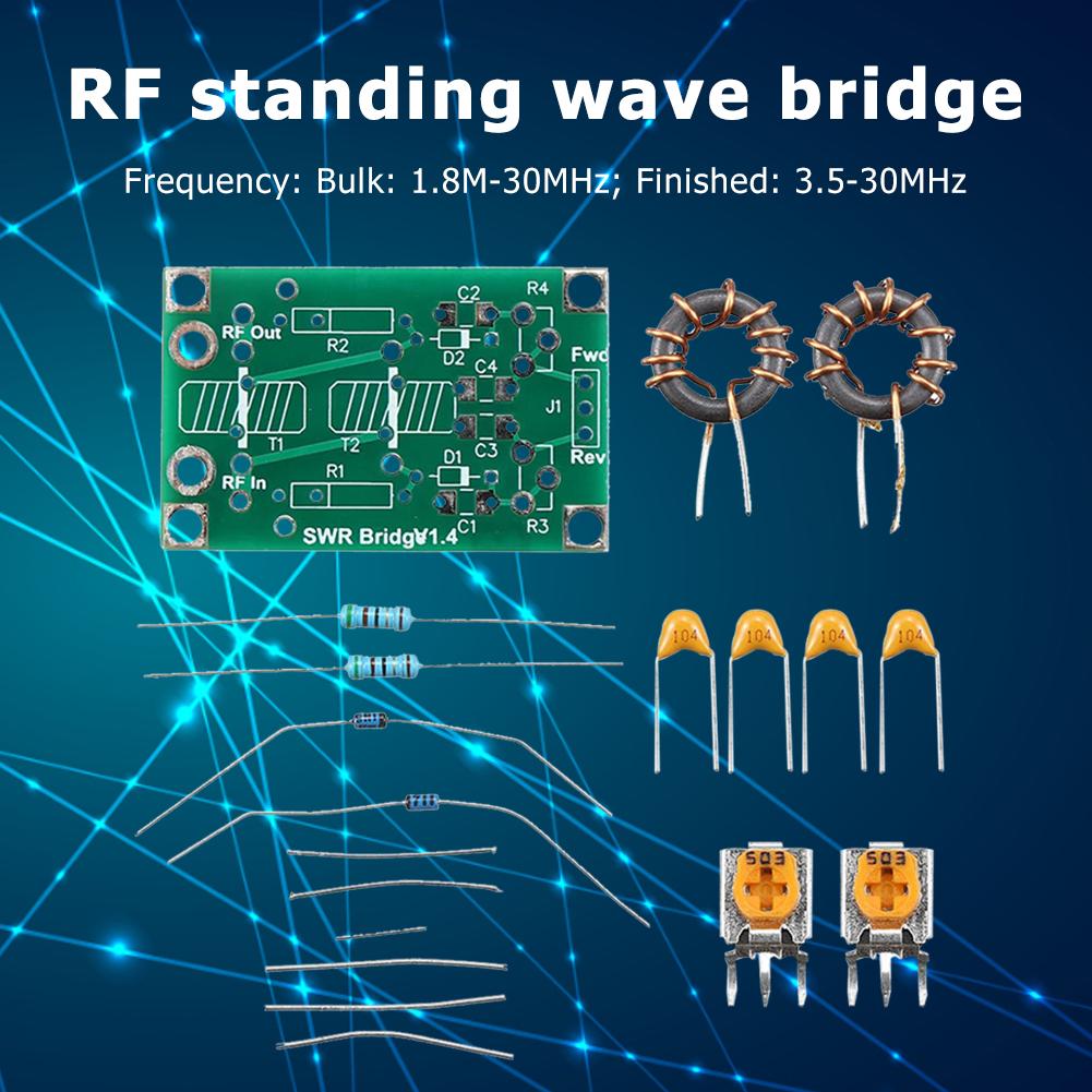 1,8M-30MHz/3,5-30MHz HF SWR Brücke Funkfrequenz Stehwellenverhältnis Modul Platine