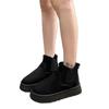 Snow Boots, Versatile, One-piece Design, Anti-slip, New Style, Thick and Fluffy Cotton Shoes for Women