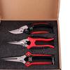 3pcs Gardening Pruning Shears Professional Garden Hand Scissors with Stainless Steel Blades for
