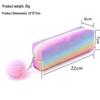 Demon Hunter Squad Rainbow Glitter Pencil Case - Shiny Student Stationery Organizer