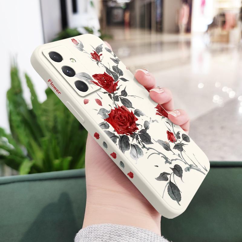 

Graceful Rose Phone Case For Samsung Galaxy A56 A55 A36 A35 A26 A25 A15 A17 A16 A07 A06 A05 A05S A54 A34 A24 A14 A04 A04S 4G 5G Samsung A54 5G