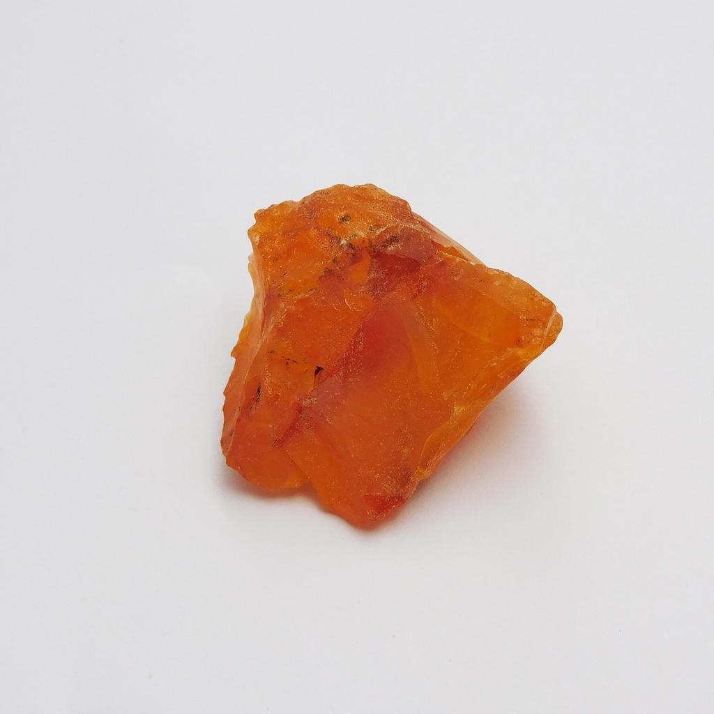 Huge Size 46 Ct NATURAL Sapphire ROUGH Uncut CERTIFIED Orange Loose Gemstone