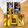Classic Film K-Kill B-Bill Phone Case For Samsung Galaxy S25 S24 S22 S23 Ultra S21 S20 Plus 5G Frosted Non-Slip Full Soft Cover