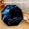 Portable Auto Folding Umbrella,Solo Leveling 8 Rib Waterproof Umbrella For Camping Commute
