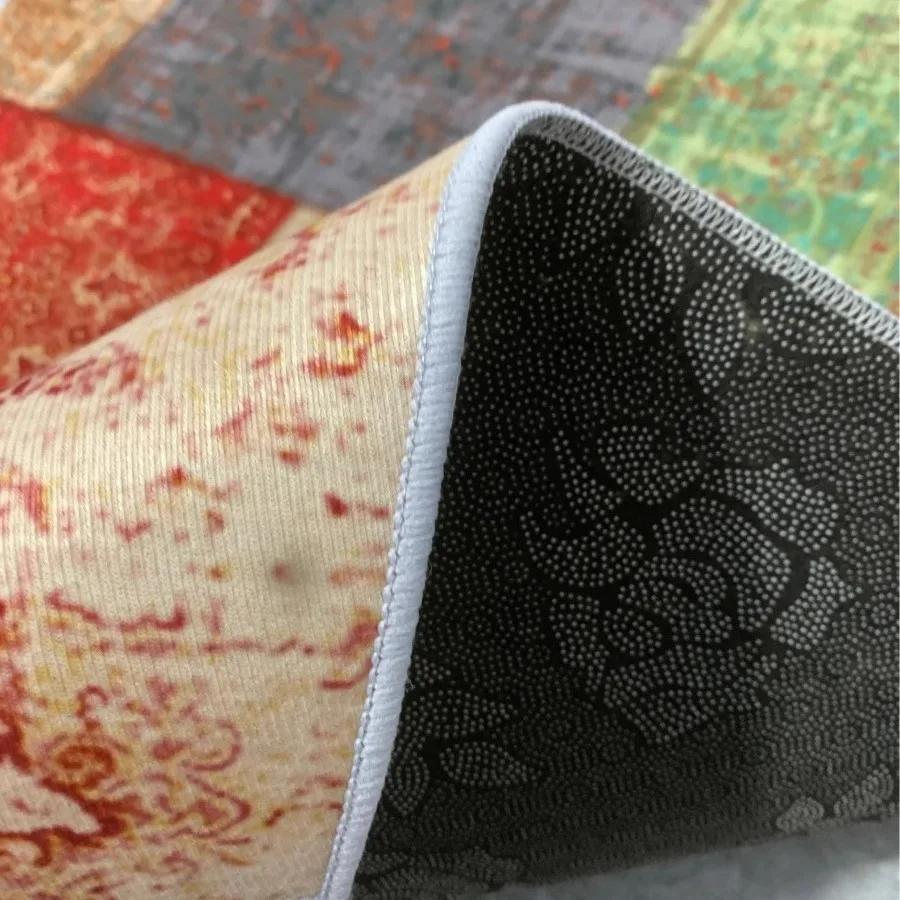 Nordic Ethnic Style Living Room Decoration Carpet Non-slip Area Rugs Carpets for Bedroom Home Decor Light Washable Mat Alfombra