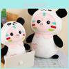 Adorable Plush Toy Panda Doll Soft Stuffed Animal Cuddle Pillow Perfect For Birthdays
