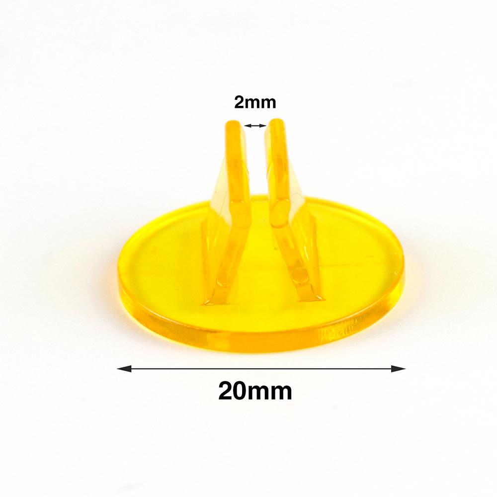 Card Holder Card Binder Clips Transparent Card Holder Various Colours Available Fitting 2MM Cardboard for Board Game Accessories