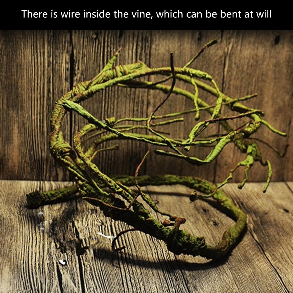 Natural Lookings Artificial Vines For Reptile Glass Tanks Terrarium Landscape Vine for Pet Climbing Weather Resistant