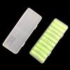 10 Slots Transparent Plastic Battery Storage Box Hard Container Holder Case For Aaa/Aa/18650 Battery Organizer Accessories 1Pc