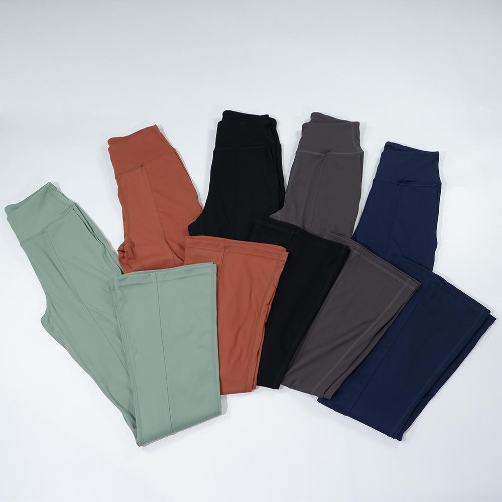 Luxe Groove Flare Yoga Pants - High Waist, Wide Leg, Hip-Lifting, Women's Lycra Micro Flare