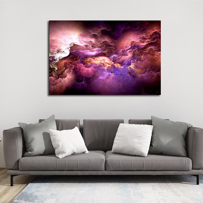WCIC nowe tajemnicze abstrakcyjne chmury dekoracyjne obrazy tkanina artystyczna dekoracja ścienna w tle domu wiszący obraz!