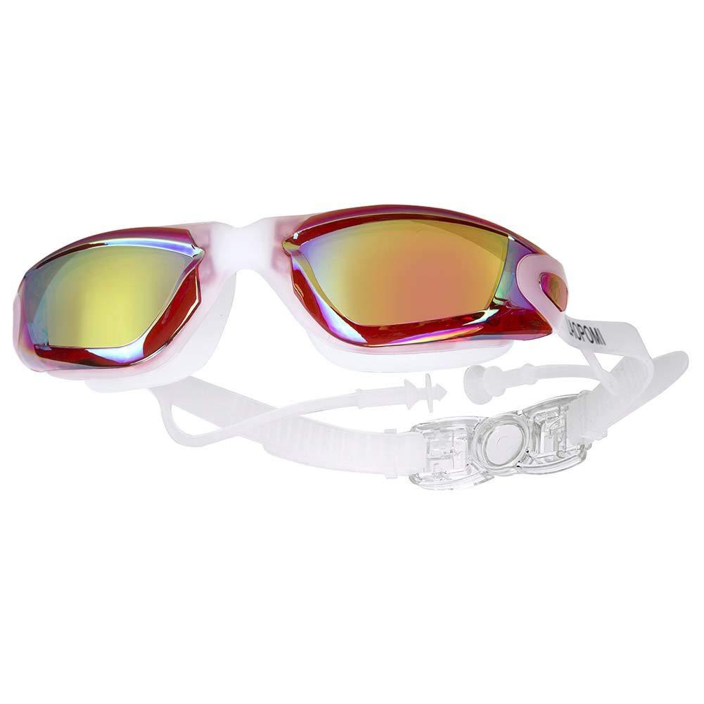Myopia Goggles, Swimming Goggles, Silicone Swimming Goggles, Anti-Fog And Waterproof Men'S And Women'S Large-Frame Electroplated Glasses