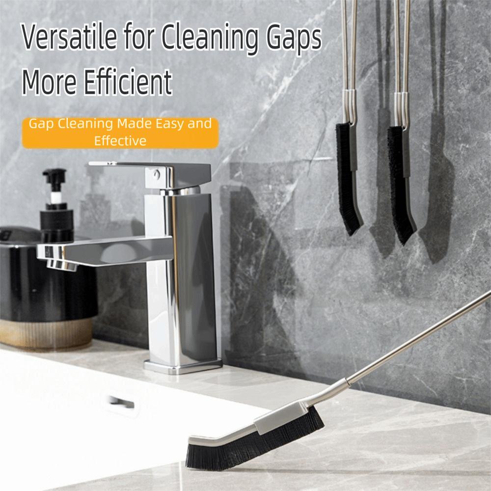 Multifunctional Crevice Cleaning Brush Stainless Steel Hard Bristle Corner Cleaning Brush Gap Scrub Brush