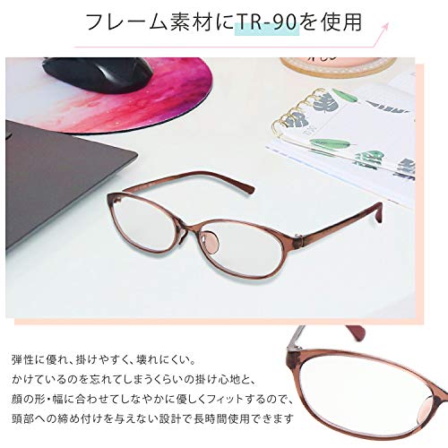MIDI BLOOM Women's Stylish Reading Glasses with Blue Light and UV Protection (mbl01c1050)